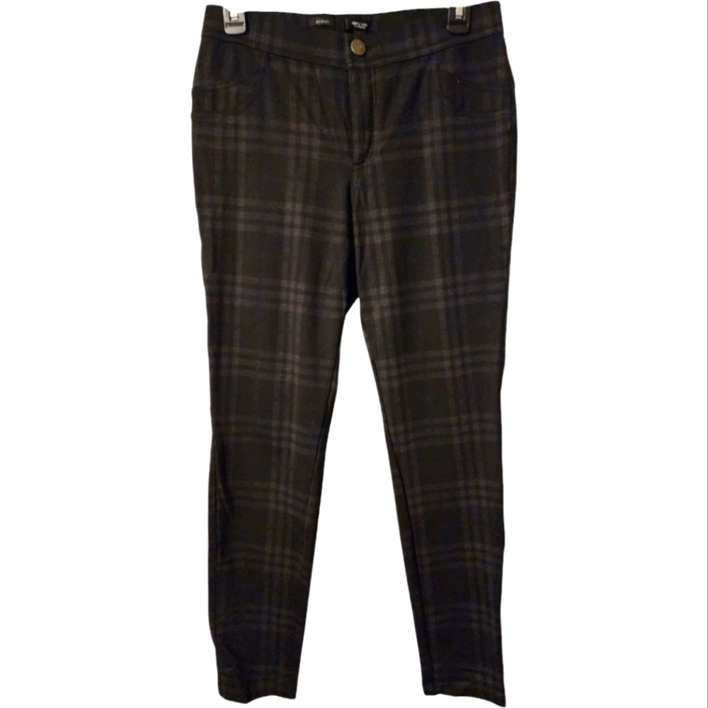 Black Plaid Pants